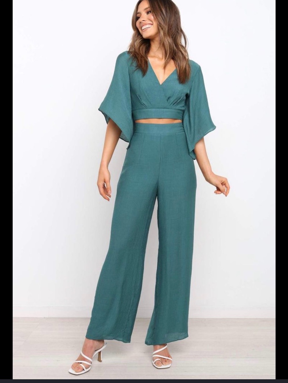 Petal & Pup Teal Set NWT